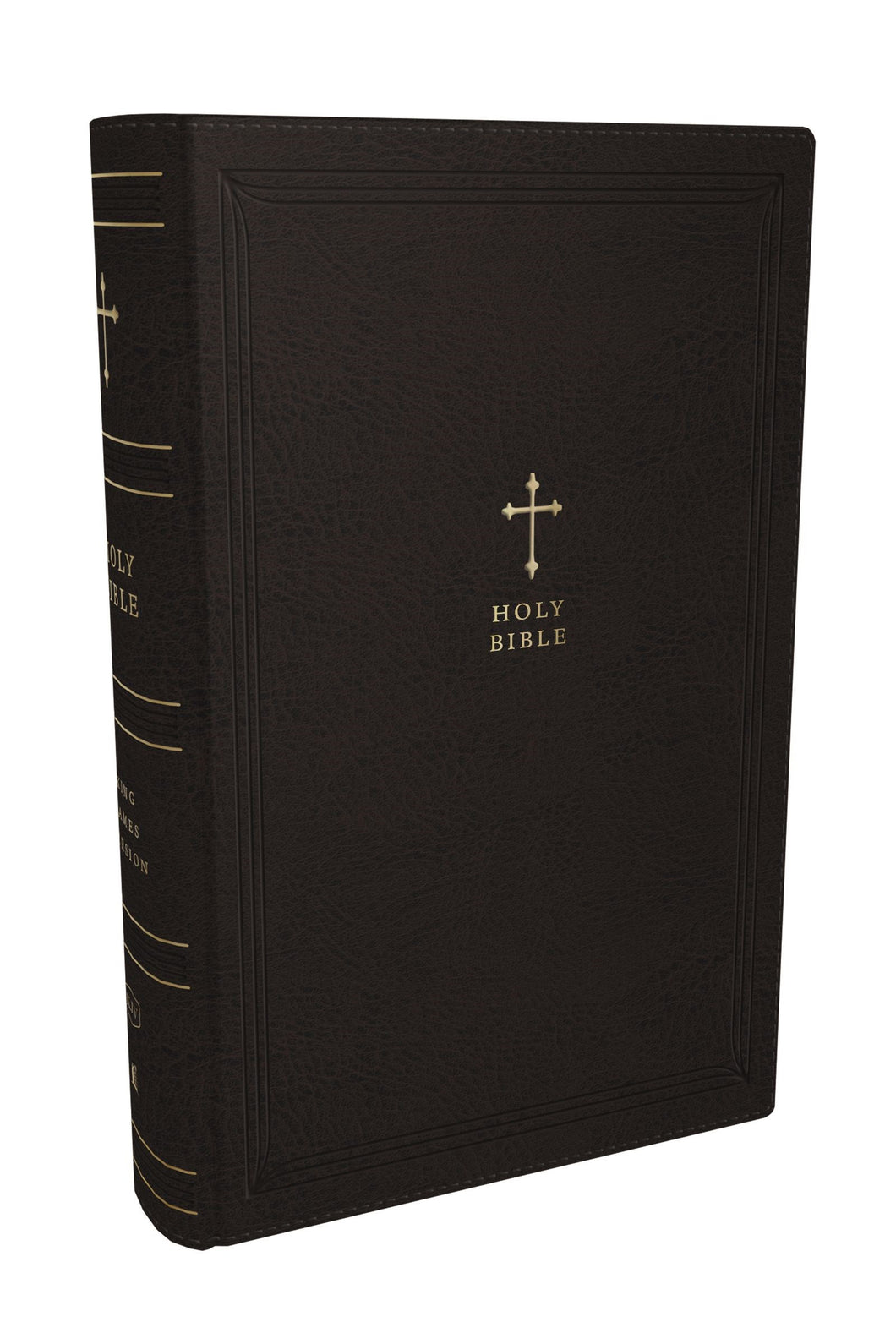 KJV Compact Reference Bible (Comfort Print)-Black Leathersoft With Zipper