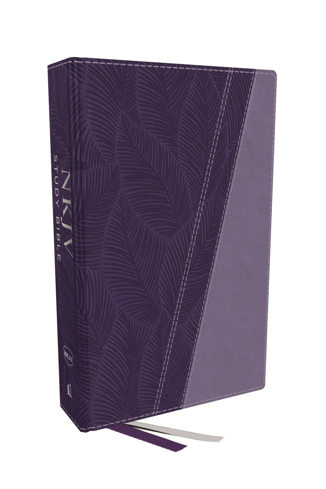 NKJV Study Bible (Full-Color) (Comfort Print)-Purple Leathersoft