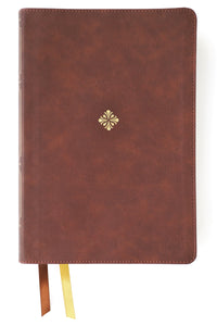 NKJV Thompson Chain-Reference Bible/Large Print (Comfort Print)-Brown Leathersoft Indexed
