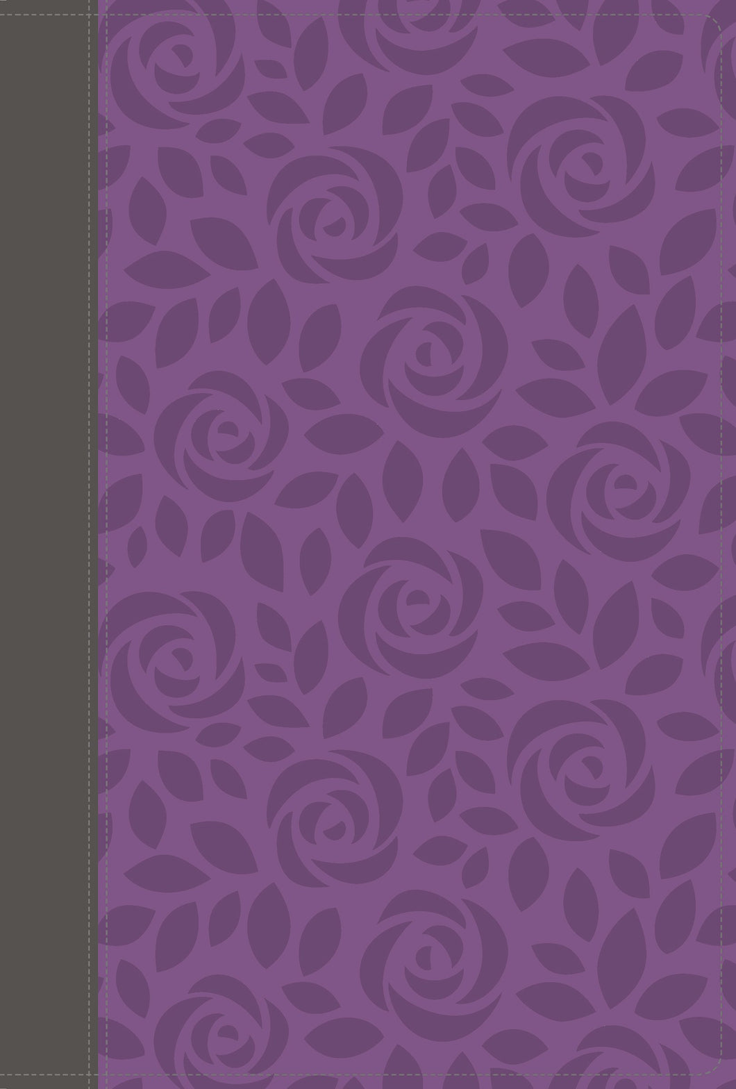 NIV Thinline Bible/Giant Print (Comfort Print)-Gray/Purple Leathersoft