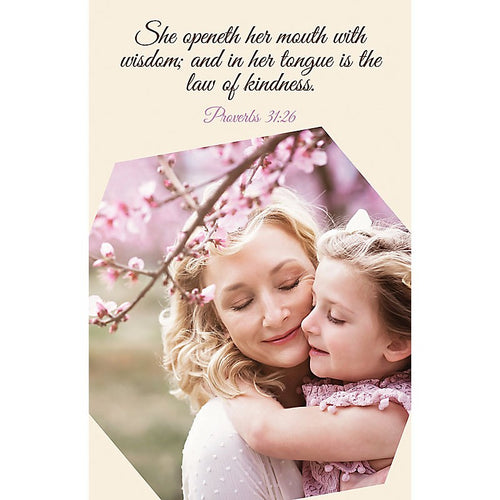 Bulletin-She Openeth Her Mouth With Wisdom/Mother's Day (Pack Of 100)