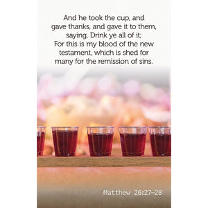 Bulletin-And As They Were Eating/And He Took The Cup And Gave Thanks (Pack Of 100)