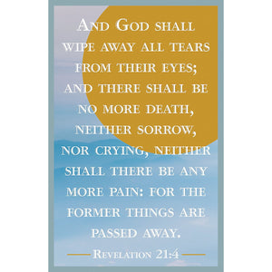 Bulletin-And God Shall Wipe Away All Tears (Pack Of 100)