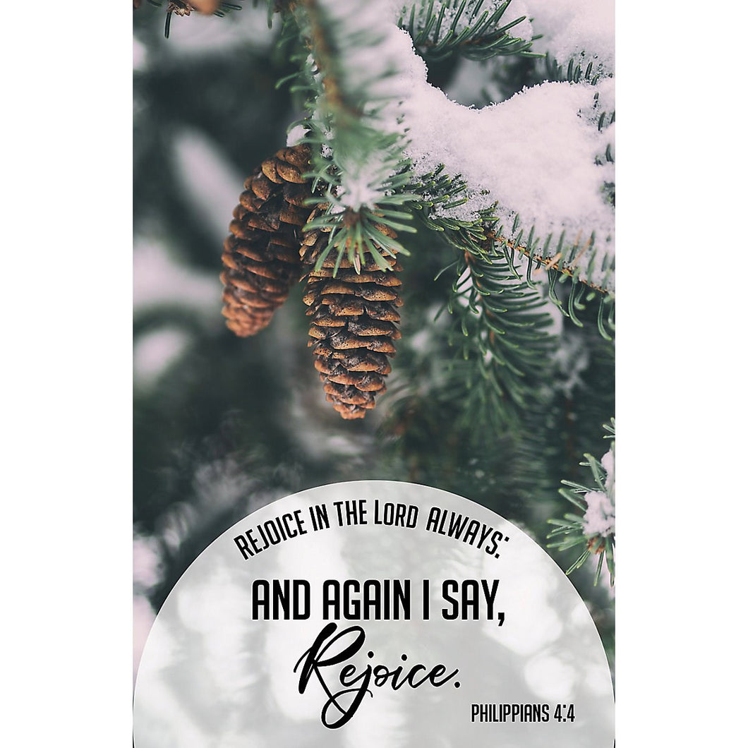 Bulletin-Rejoice In The Lord Always (Pack Of 100)