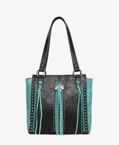 Tote-Cross With Tassel (Concealed Carry)-Black