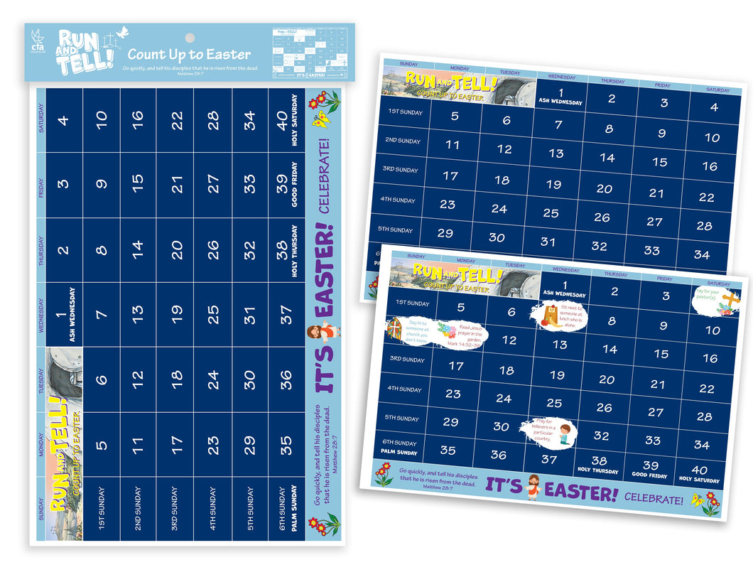 Run And Tell! Count Up To Easter Scratch And Reveal (Pack Of 12)