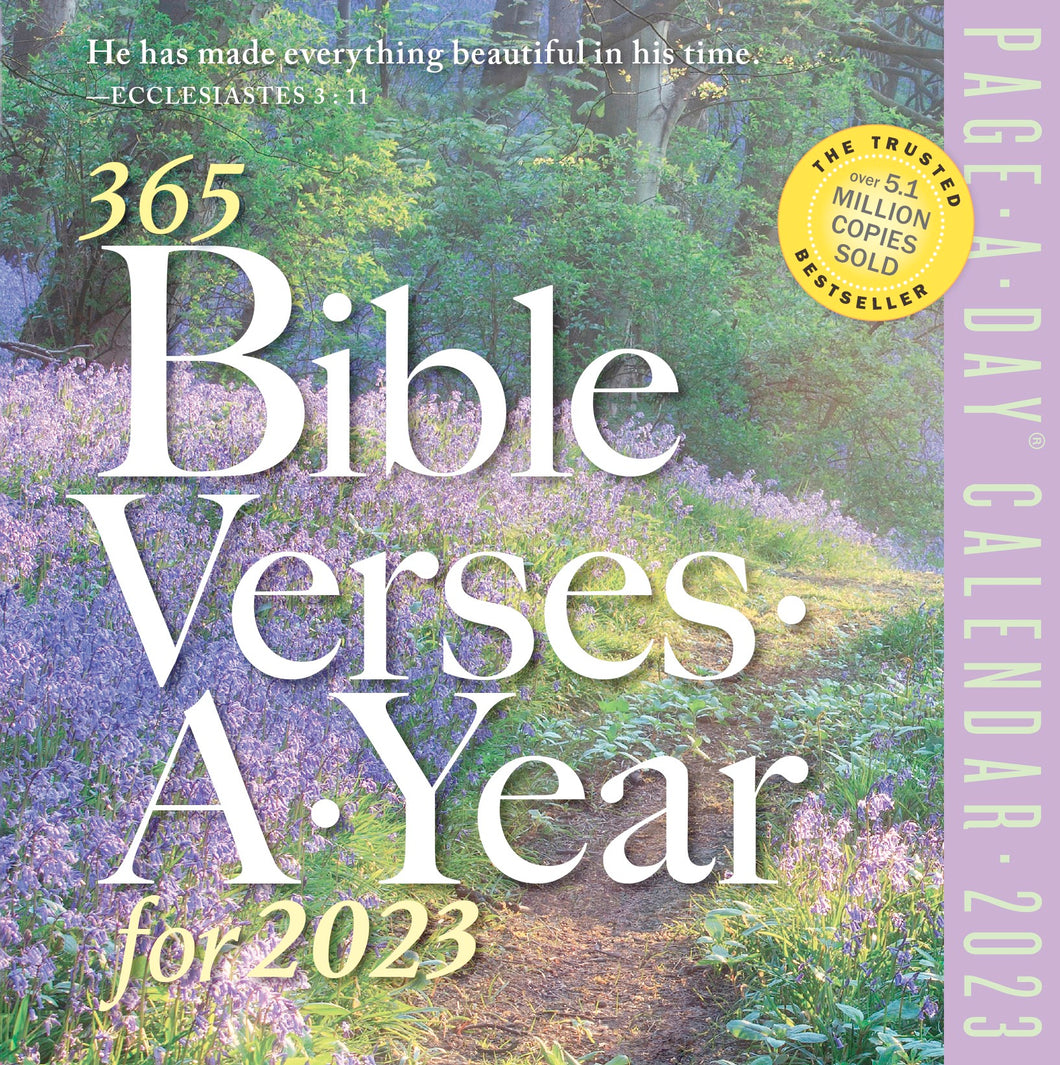 Calendar-2023-365 Bible Verses-A-Year Page-A-Day