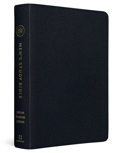 ESV Men's Study Bible-Black Genuine Leather