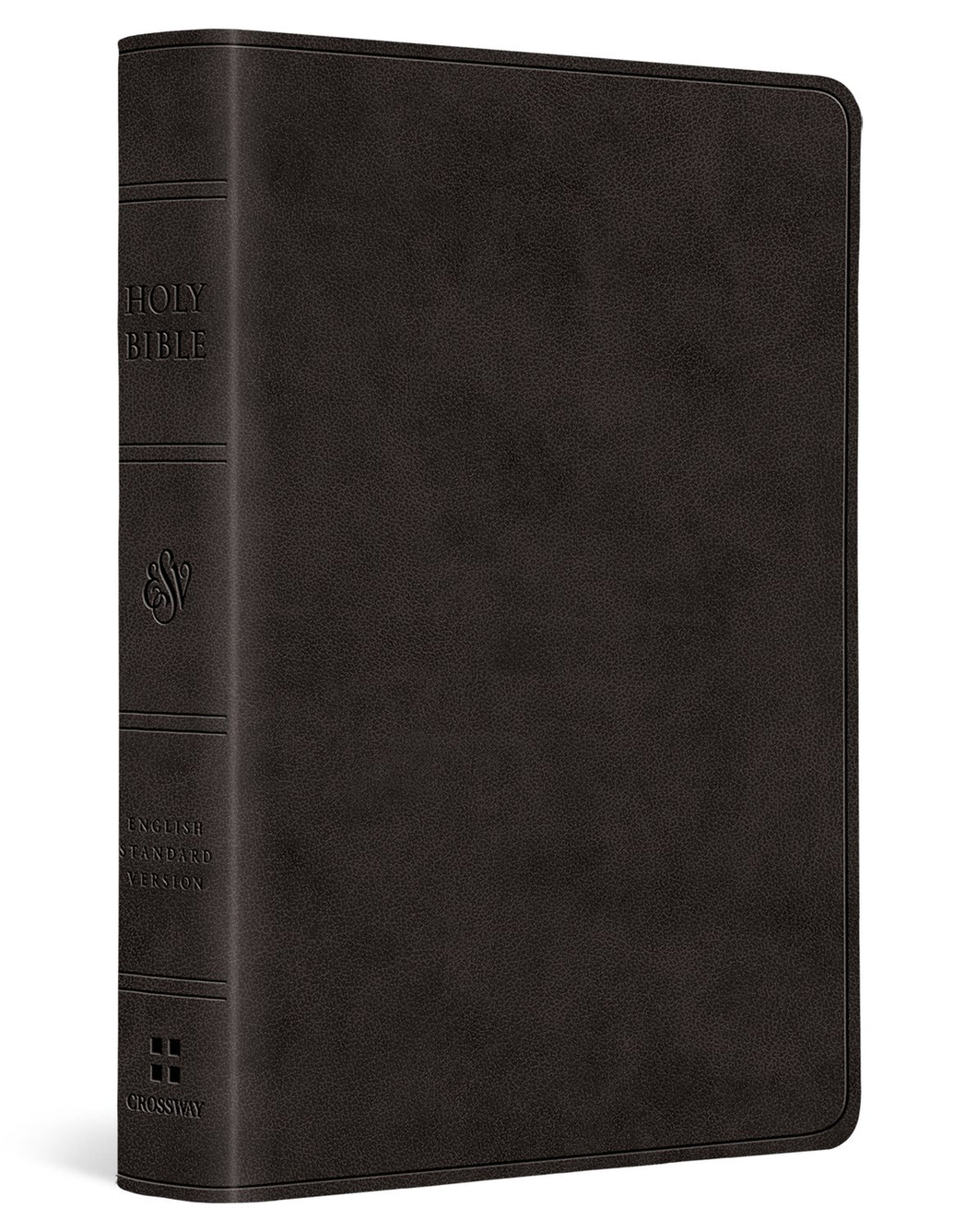 ESV Value Large Print Compact Bible-Black TruTone