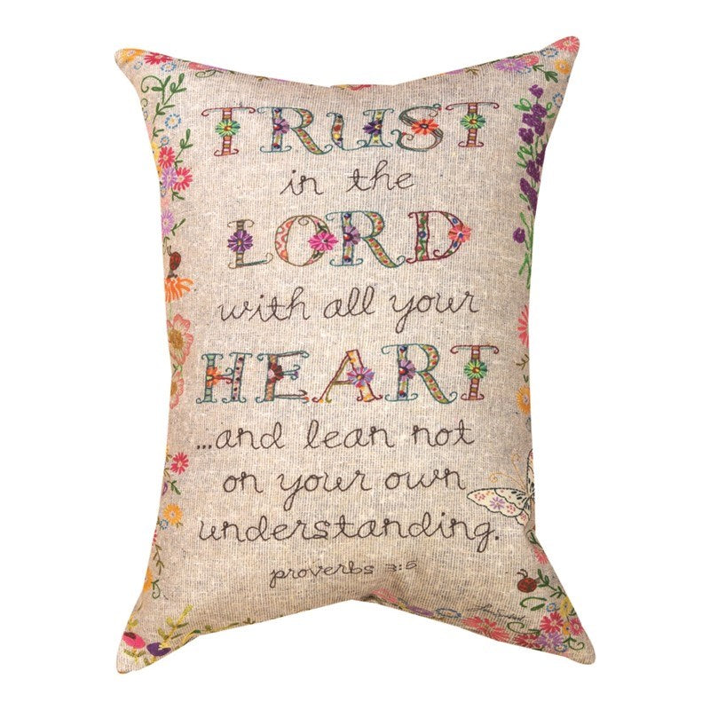 Pillow-Trust In The Lord With All Your Heart-Climaweave (18