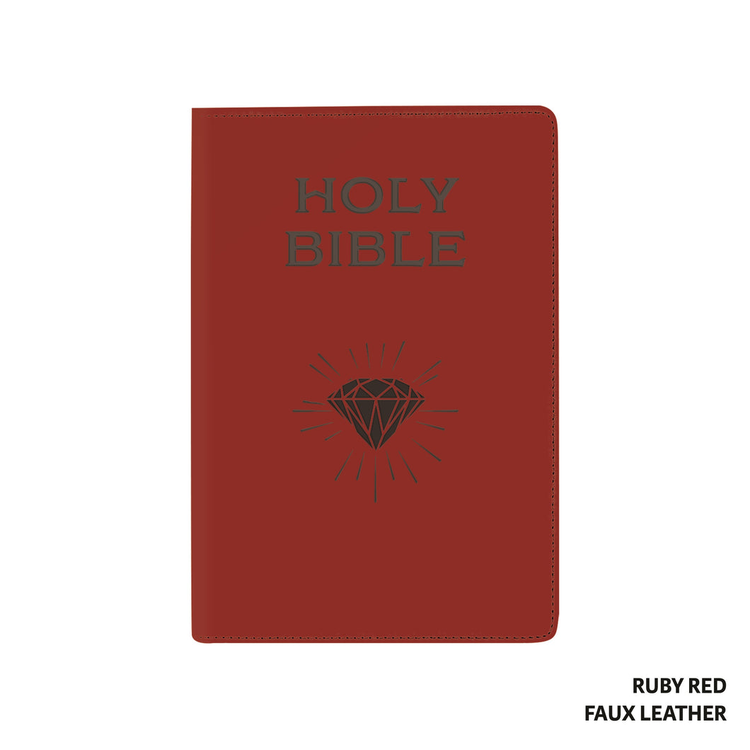 LSB Children's Bible-Ruby Red Faux Leather