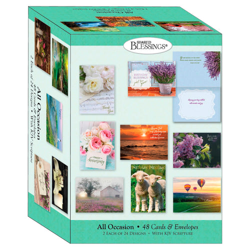 Card-Boxed-Shared Blessings-Value All Occasion Assortment-A (Box Of 48)