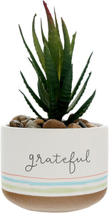 Artificial Potted Plant-Grateful-5"